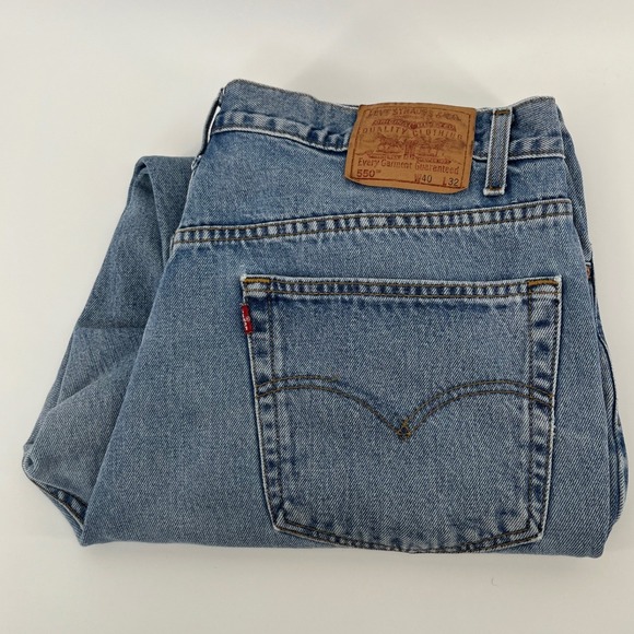 Levi's Other - Levi's 550 Relaxed Fit Jeans Mens 40x32 Blue Tapered Leg Denim Pants Vintage 90s